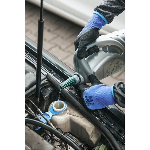 Перчатки рабочие HOEGERT ZICHER утепленные, латекс, вспененные, фото , изображение 2 | SNABZHENIE.com.ua