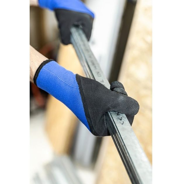 Перчатки рабочие HOEGERT ZICHER утепленные, латекс, вспененные, фото , изображение 3 | SNABZHENIE.com.ua