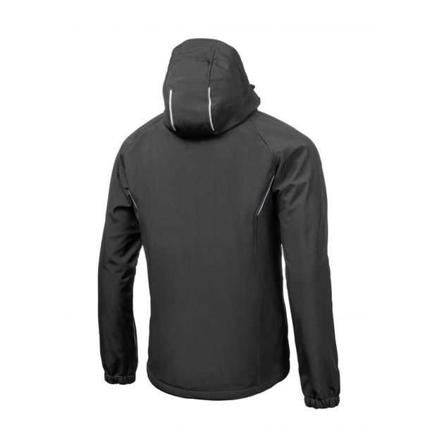 Куртка HOEGERT DITTER SOFTSHELL черная с капюшоном, фото , изображение 2 | SNABZHENIE.com.ua Куртка HOEGERT DITTER SOFTSHELL черная с капюшоном, фото , изображение 2 | SNABZHENIE.com.ua