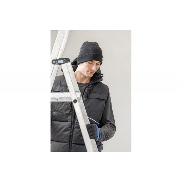 Утепленный жилет HOEGERT BORGER с черным капюшоном, фото , изображение 2 | SNABZHENIE.com.ua