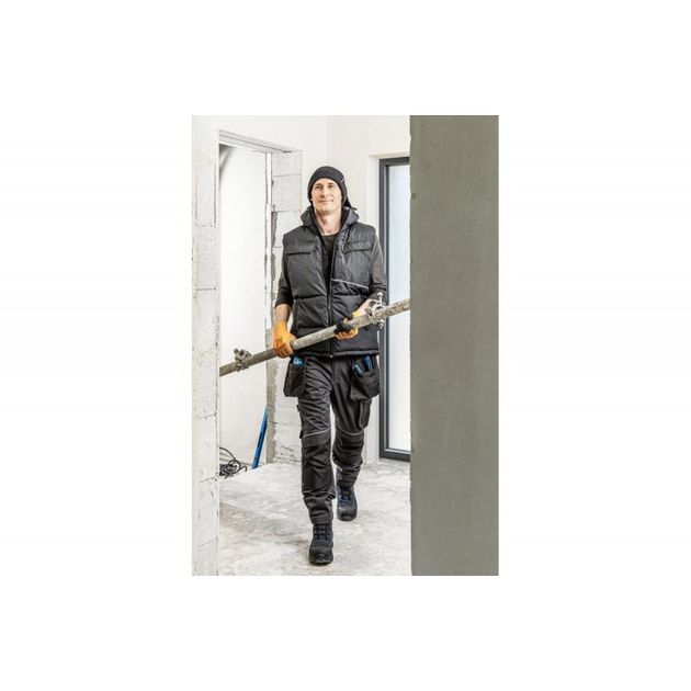 Утепленный жилет HOEGERT BORGER с черным капюшоном, фото , изображение 3 | SNABZHENIE.com.ua