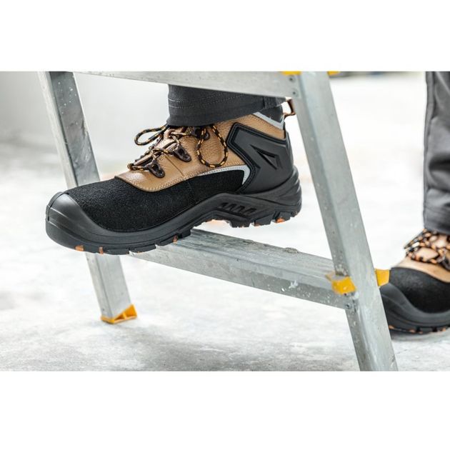 Ботинки рабочие HOEGERT MEPPEN S3L SR, черно-бежевые, фото , изображение 2 | SNABZHENIE.com.ua Ботинки рабочие HOEGERT MEPPEN S3L SR, черно-бежевые, фото , изображение 2 | SNABZHENIE.com.ua