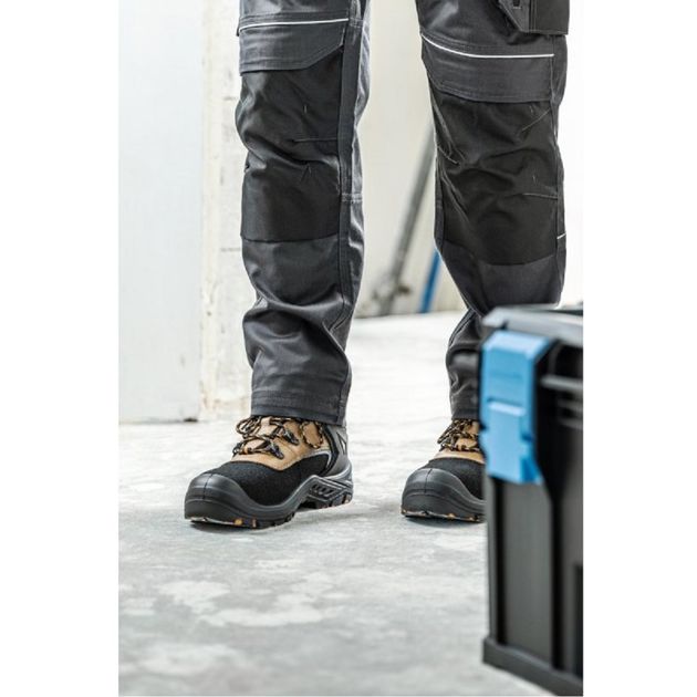 Ботинки рабочие HOEGERT MEPPEN S3L SR, черно-бежевые, фото , изображение 4 | SNABZHENIE.com.ua Ботинки рабочие HOEGERT MEPPEN S3L SR, черно-бежевые, фото , изображение 4 | SNABZHENIE.com.ua