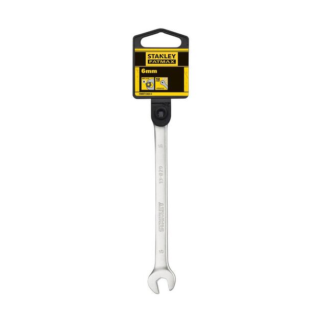 Ключ гаечний метричний комбінований FATMAX ANTI SLIP, розмір 6 мм STANLEY FMMT13029-0, фото , зображення 9 | SNABZHENIE.com.ua Ключ гаечний метричний комбінований FATMAX ANTI SLIP, розмір 6 мм STANLEY FMMT13029-0, фото , зображення 9 | SNABZHENIE.com.ua