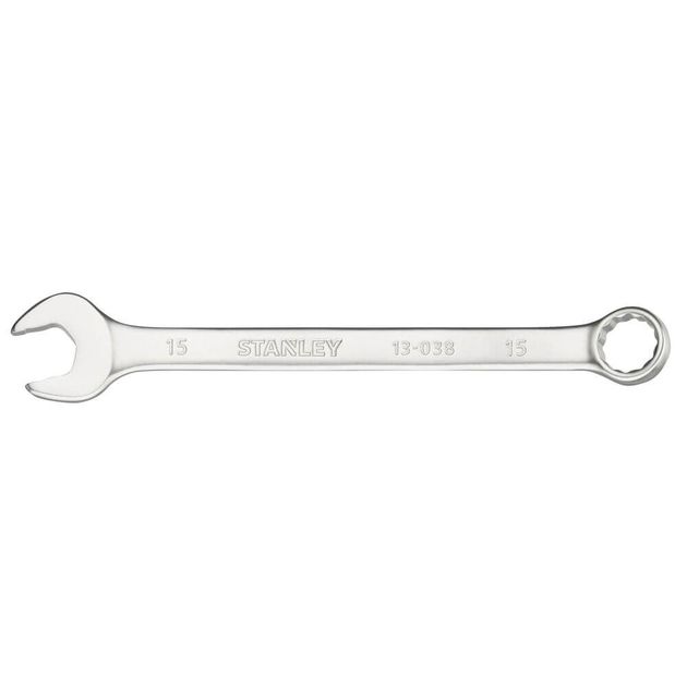 Ключ гаечний метричний комбінований FATMAX ANTI SLIP, розмір 15 мм STANLEY FMMT13038-0, фото , зображення 2 | SNABZHENIE.com.ua Ключ гаечний метричний комбінований FATMAX ANTI SLIP, розмір 15 мм STANLEY FMMT13038-0, фото , зображення 2 | SNABZHENIE.com.ua