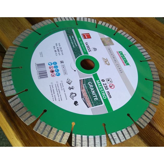 Диск алмазный отрезной DISTAR Maestro 230x2,6/1,8x22,23 1A1RSS/C3-W, фото , изображение 9 | SNABZHENIE.com.ua