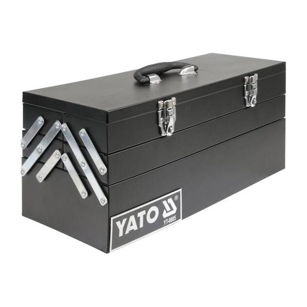 Ящик металлический для инструмента 460x200x225 мм YATO (YT-0885), фото  | SNABZHENIE.com.ua