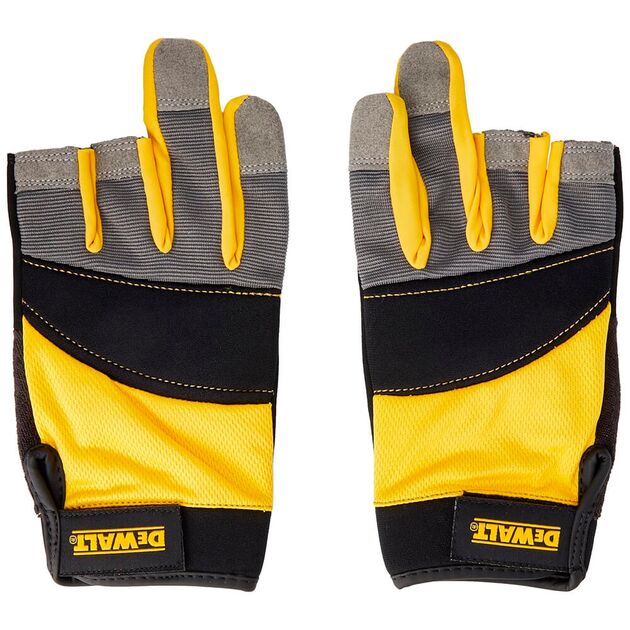 Перчатки DeWALT DPG214L универсальные, частично открытые, фото  | SNABZHENIE.com.ua
