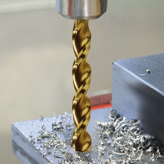 Сверло по металлу 9.9 мм HSS-G TiN, DIN 338, тип TL 3000, RUKO (258099TR), фото , зображення 2 | SNABZHENIE.com.ua