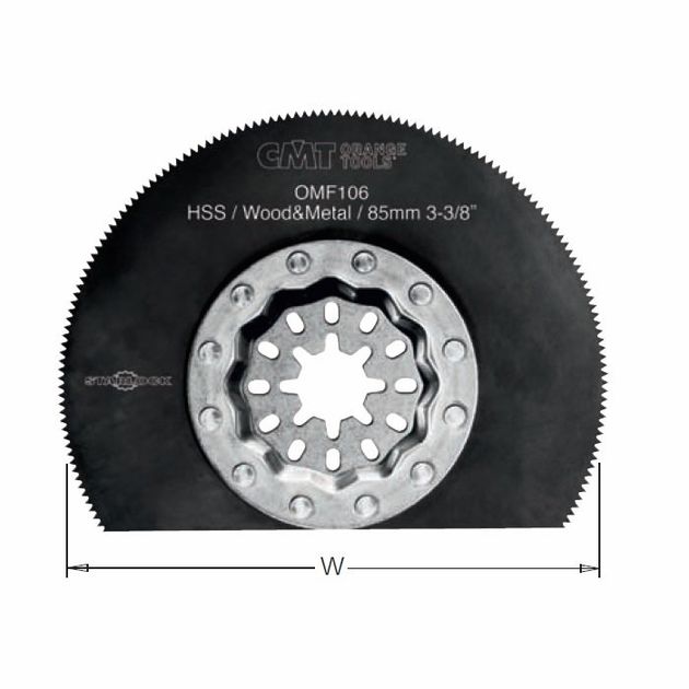 Пильное полотно осциляционное STARLOCK OMF106-X1, W=85, K=0,5, TPI=19, фото  | SNABZHENIE.com.ua
