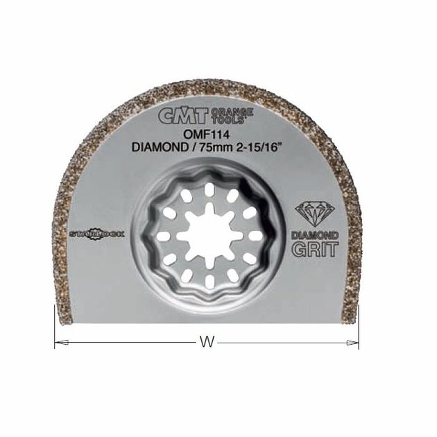Пильное полотно осцилляционное STARLOCK W=75 K=2,2 1 шт., фото  | SNABZHENIE.com.ua