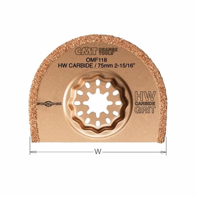 Пильное полотно осциляционное STARLOCK W=75 K=2,2 1 шт., фото  | SNABZHENIE.com.ua