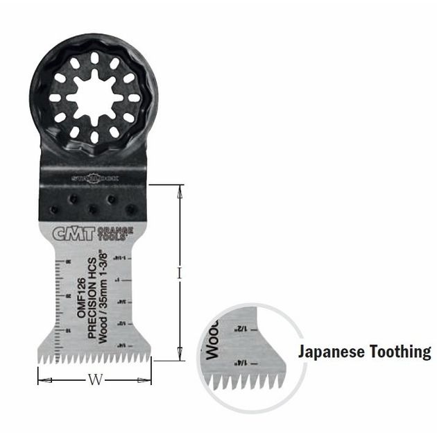 Полотно осциляційне STARLOCK OMF126-X50, W=35, I=50, TPI=14, 50 шт., фото  | SNABZHENIE.com.ua