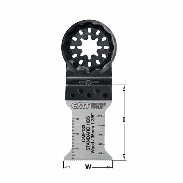 Пильное полотно осциляционное STARLOCK OMF133-X50, 35x50 мм, 50 шт., фото  | SNABZHENIE.com.ua