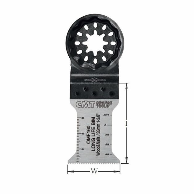 Пильное полотно осциляционное OMF160-X1 STARLOCK, 35x50 мм, 1 шт., фото  | SNABZHENIE.com.ua