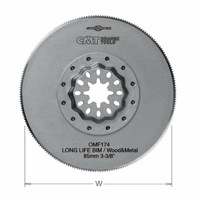 Пильное полотно осциляционное OMF174-X5 STARLOCK, 5 шт., фото  | SNABZHENIE.com.ua