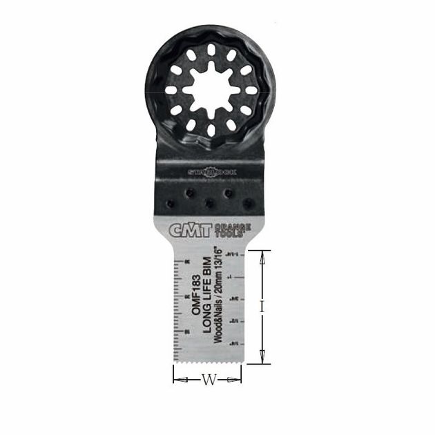 Пильное полотно осциляционное STARLOCK W=20 I=34 TS=1,4 TPI=18 1 шт., фото  | SNABZHENIE.com.ua