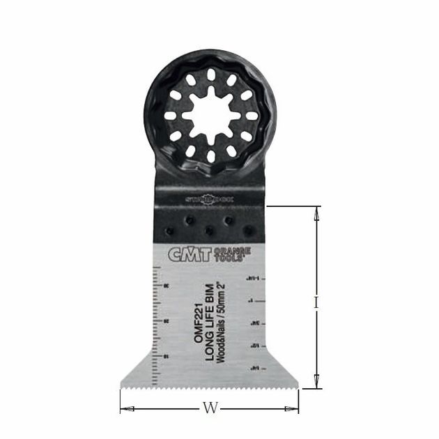 Пильное полотно осциляционное STARLOCK OMF221-X5, 50x50 мм, 5 шт., фото  | SNABZHENIE.com.ua