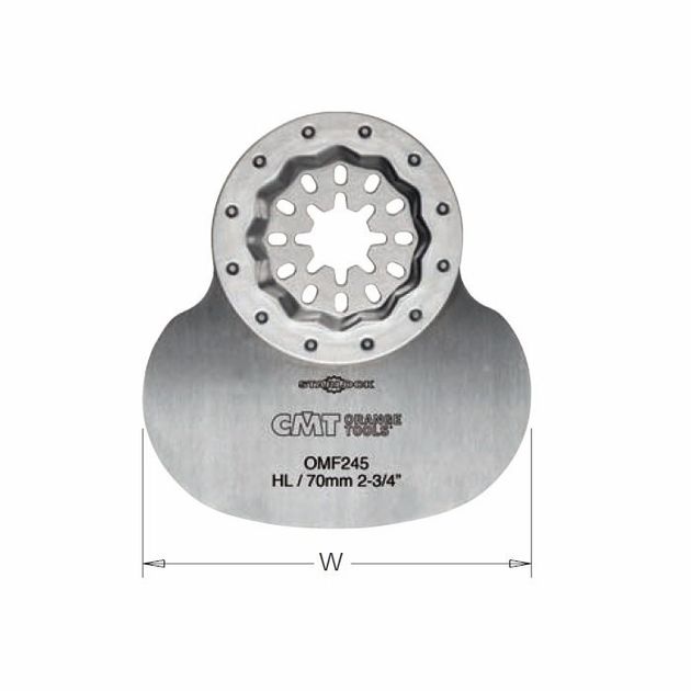 Пильное полотно осциляционное STARLOCK OMF245-X5, 60 мм, 5 шт., фото  | SNABZHENIE.com.ua
