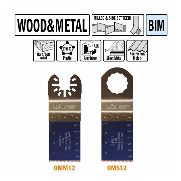 Полотно OMM12 W=32 I=40 TPI=18, 5 шт., універсальне кріплення, фото  | SNABZHENIE.com.ua