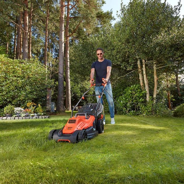 Электрическая газонокосилка BLACK DECKER BEMW481BH, фото , изображение 4 | SNABZHENIE.com.ua Электрическая газонокосилка BLACK DECKER BEMW481BH, фото , изображение 4 | SNABZHENIE.com.ua