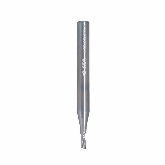 Фреза VHM Z1 D=3 I=6 L=60 S=6 RH позитив, алюміній і пластик Ita Tools, фото  | SNABZHENIE.com.ua