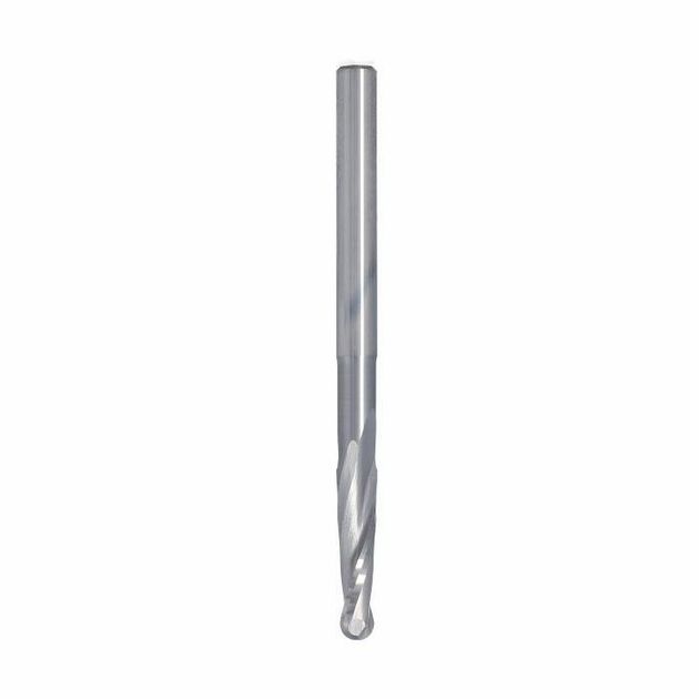 Фреза VHM Z2 D=6 I=25 L=80 S=6 RH, чистовая, радиус R=3, редукция 0,5, фото  | SNABZHENIE.com.ua