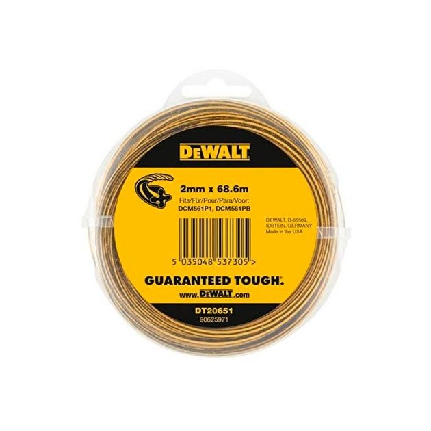 Леска DeWALT 2 мм, 68 м, DT20651, фото  | SNABZHENIE.com.ua