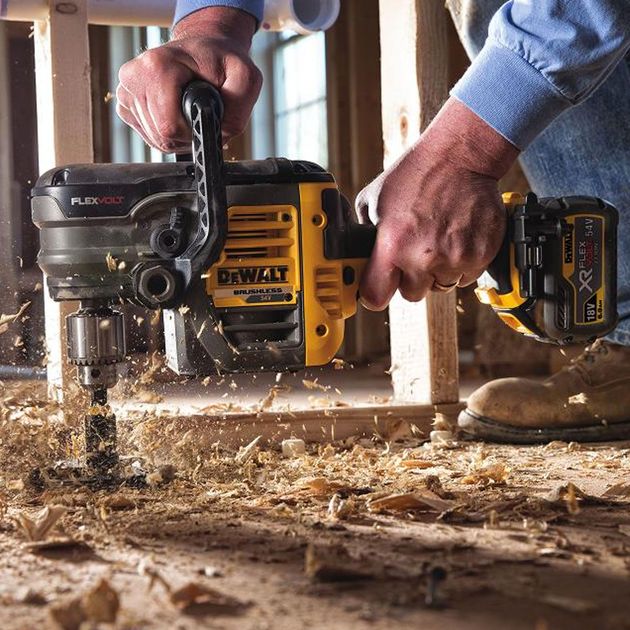 Угловая аккумуляторная дрель DeWALT DCD460N, фото , изображение 4 | SNABZHENIE.com.ua Угловая аккумуляторная дрель DeWALT DCD460N, фото , изображение 4 | SNABZHENIE.com.ua