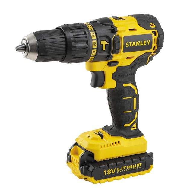 Ударная дрель-шуруповерт STANLEY SBH20S2K с бесщёточным двигателем, фото  | SNABZHENIE.com.ua