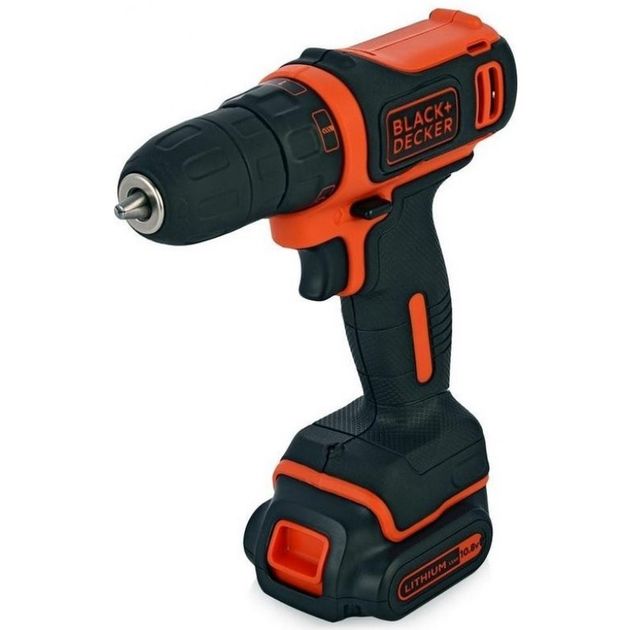 Дрель-шуруповерт аккумуляторная BLACK DECKER BDCDD12KB, фото  | SNABZHENIE.com.ua