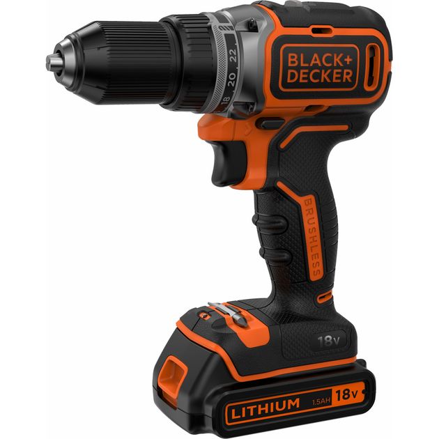 Аккумуляторная дрель-шуруповёрт BL186KB BLACK DECKER, фото  | SNABZHENIE.com.ua