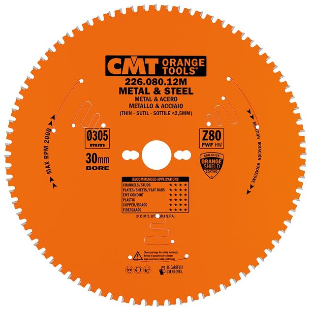 Дисковая пила CMT 355 мм, Z 90 для сухого реза стали, фото  | SNABZHENIE.com.ua