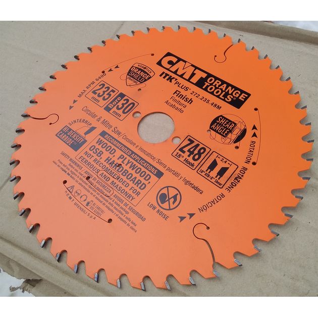Диск пильный CMT 235x30 мм, Z 48, для поперечного пиления дерева, фото , изображение 6 | SNABZHENIE.com.ua