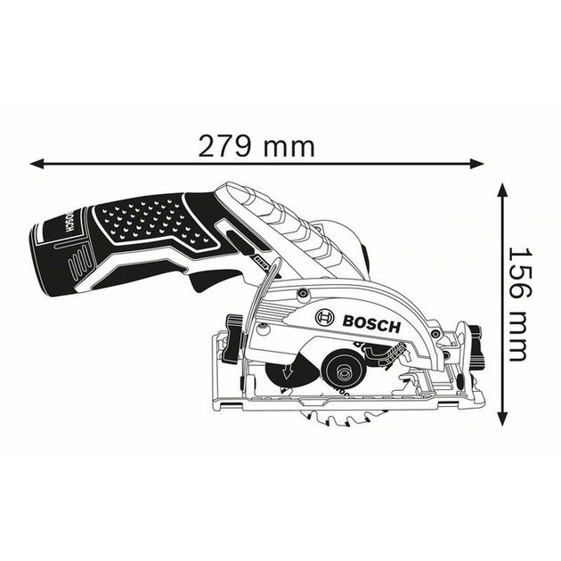 Аккумуляторная дисковая пила Bosch GKS 12V-26 (06016A1000), фото , изображение 2 | SNABZHENIE.com.ua Аккумуляторная дисковая пила Bosch GKS 12V-26 (06016A1000), фото , изображение 2 | SNABZHENIE.com.ua
