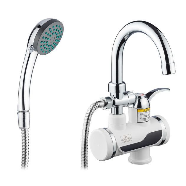 Проточный водонагреватель Kroner KRM Volt CW191MDS с дисплеем, фото  | SNABZHENIE.com.ua