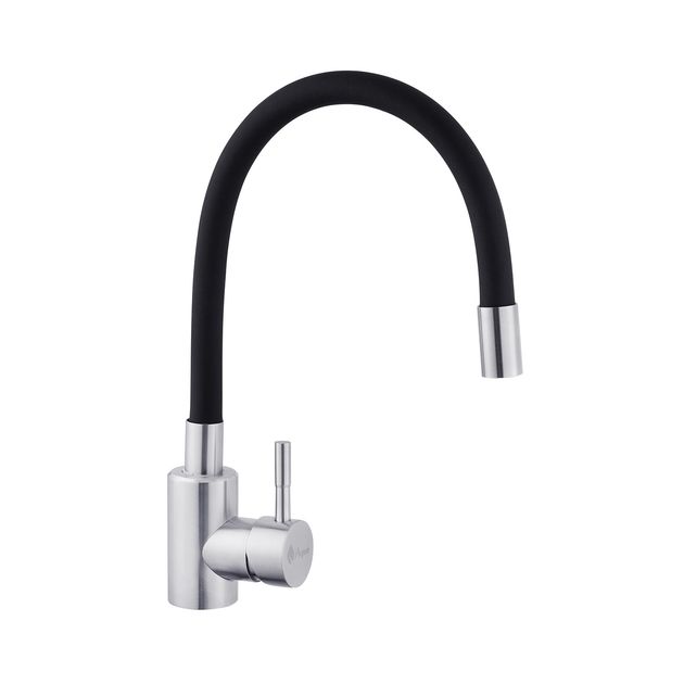 Смеситель для кухни Agua Acero с гибким изливом INOX035NS-1, фото  | SNABZHENIE.com.ua