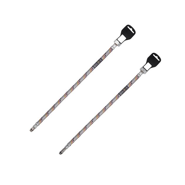Гибкая подводка Kroner 1/2" М10 ВН 40 см из нержавейки (пара), фото  | SNABZHENIE.com.ua