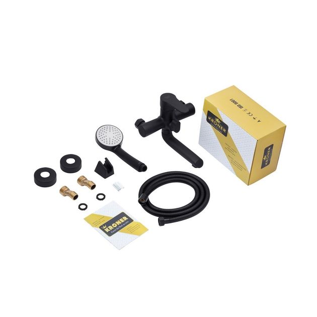 Змішувач для ванни Kroner KRM Elbe - SCH060, фото , зображення 7 | SNABZHENIE.com.ua Змішувач для ванни Kroner KRM Elbe - SCH060, фото , зображення 7 | SNABZHENIE.com.ua