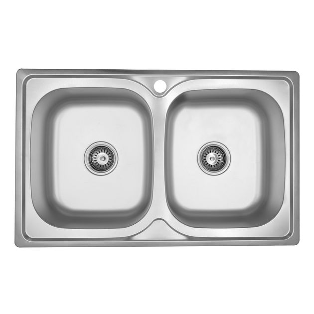 Кухонная мойка Kroner KRP Satin 7948Z (0,8 мм), фото  | SNABZHENIE.com.ua