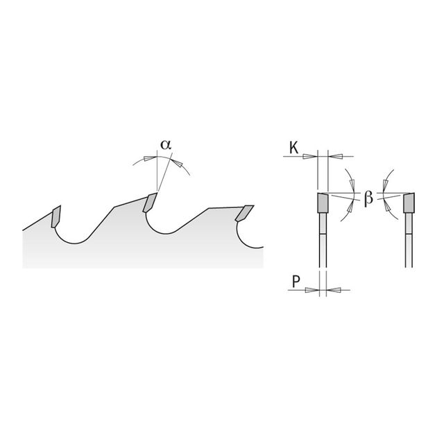 Дискова пила 300 х 80 мм, Z 24+4 для продільного пилення з підрізними ножами, середній пропил CMT (279.024.12W), фото , зображення 2 | SNABZHENIE.com.ua Дискова пила 300 х 80 мм, Z 24+4 для продільного пилення з підрізними ножами, середній пропил CMT (279.024.12W), фото , зображення 2 | SNABZHENIE.com.ua