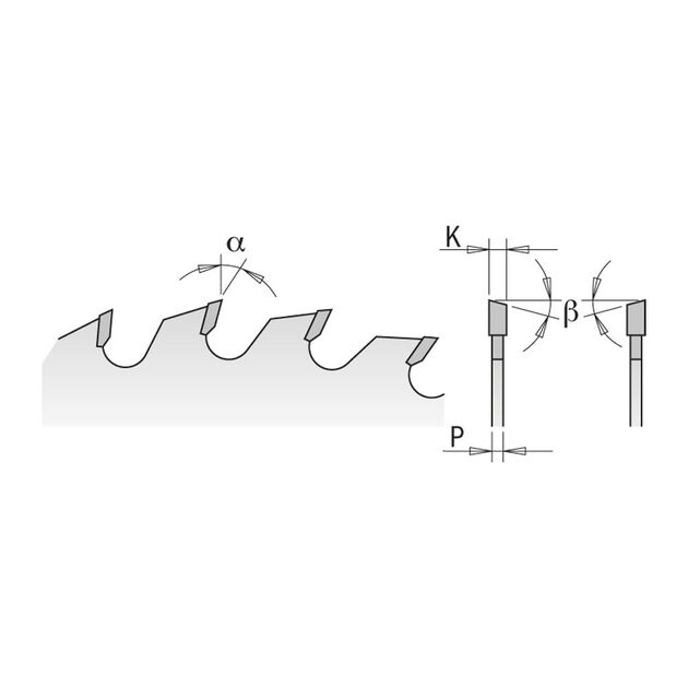 Дисковая пила CMT 250 мм, Z 60, универсальная для пиления, фото , изображение 2 | SNABZHENIE.com.ua