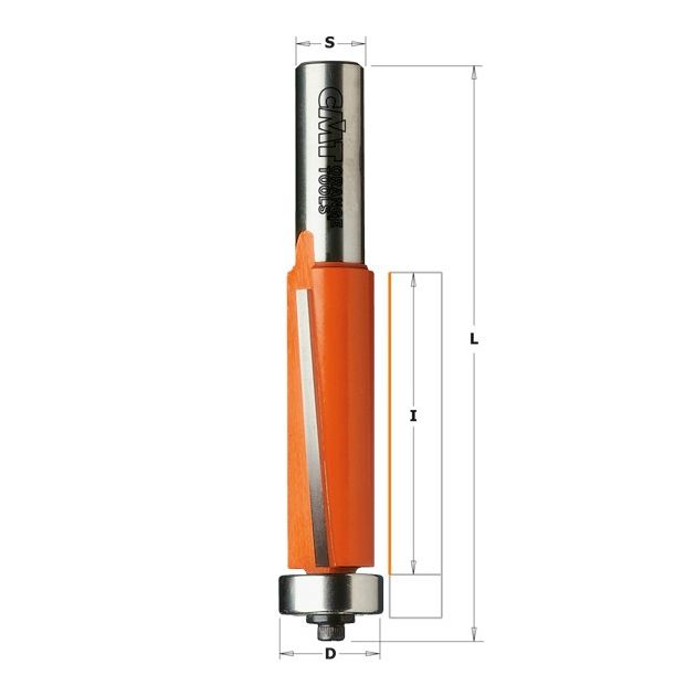 Фреза обгонная 19x38,1x92,9 мм, хвостовик 12,7 мм CMT 806.692.11, фото  | SNABZHENIE.com.ua