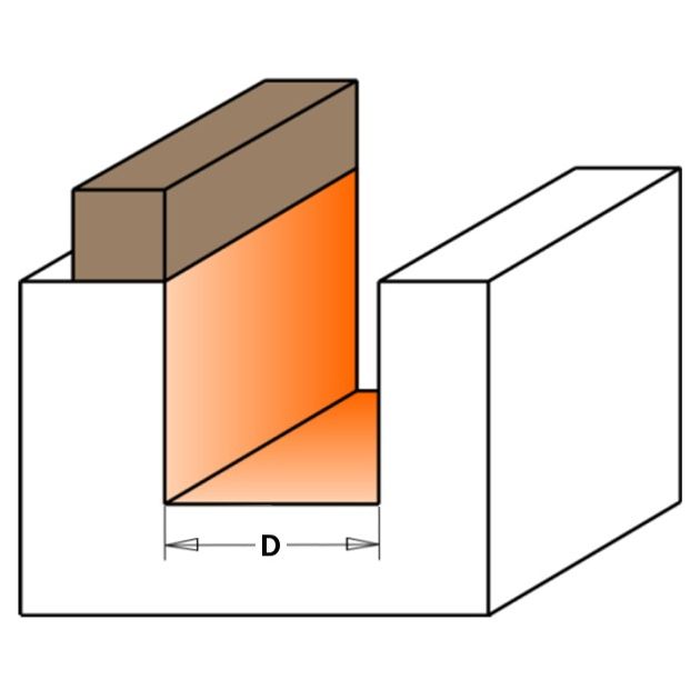 Фреза обгонная с верхним подшипником 19x20x57,2 мм, хвостовик 6,35 мм CMT, фото , изображение 2 | SNABZHENIE.com.ua