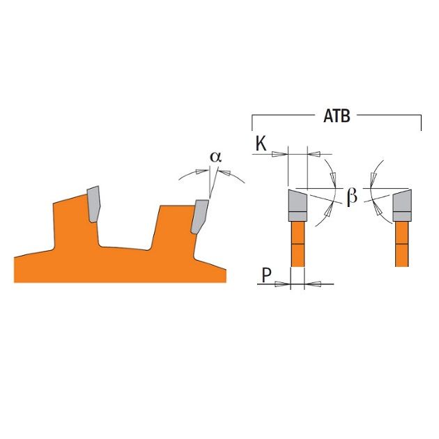 Пила пазовая 100х22 мм, Z6, для шпоночного соединения CMT, фото , изображение 2 | SNABZHENIE.com.ua