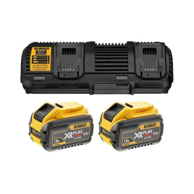 Зарядное устройство и 2 аккумулятора DeWALT DCB132X2 9 Ач, фото , изображение 2 | SNABZHENIE.com.ua Зарядное устройство и 2 аккумулятора DeWALT DCB132X2 9 Ач, фото , изображение 2 | SNABZHENIE.com.ua