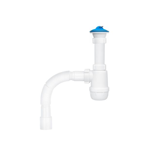 Сифон ANIplast 1 1/2''х40 мм для кухонной мойки с выпуском A0115EU, фото  | SNABZHENIE.com.ua