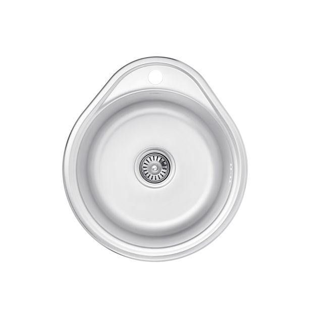 Кухонная мойка Kroner KRP Satin 4843 (0,8 мм), фото  | SNABZHENIE.com.ua