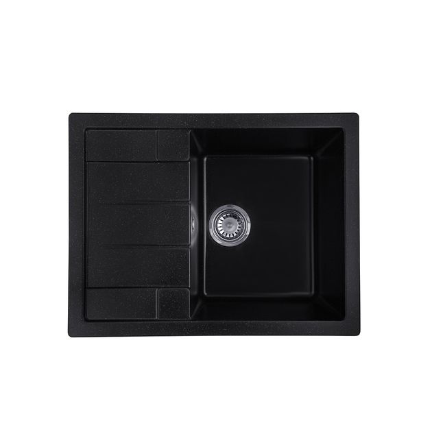 Мойка кухонная Kroner KRP Komposit SCH - 6550, фото  | SNABZHENIE.com.ua