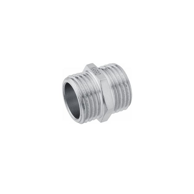 Ниппель Karro Super 1/2" никелированный KR-3113-1, фото  | SNABZHENIE.com.ua
